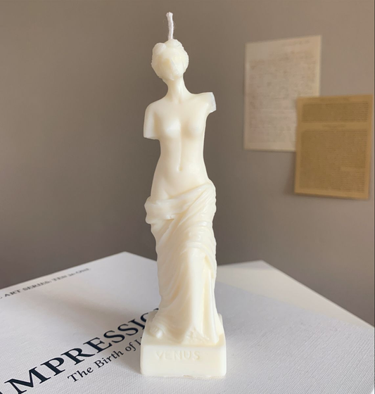 Celestial Venus Goddess Sculptural Soy Wax Candle