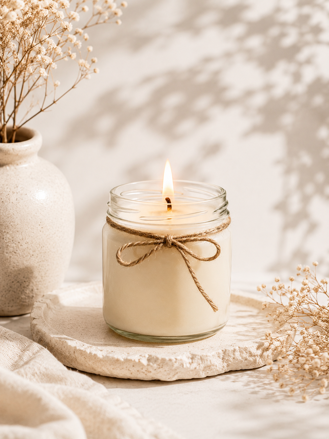Velora Premium Scented Soy Wax Jar Candle