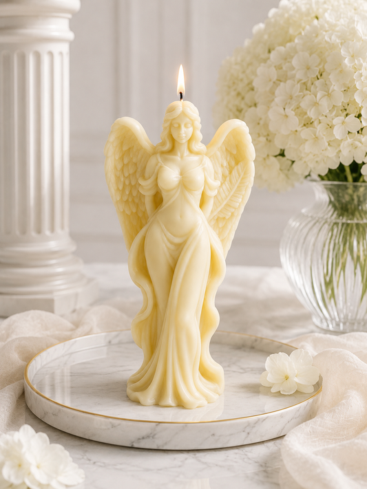 Seraphina Angel Sculptural Soy Wax Candle