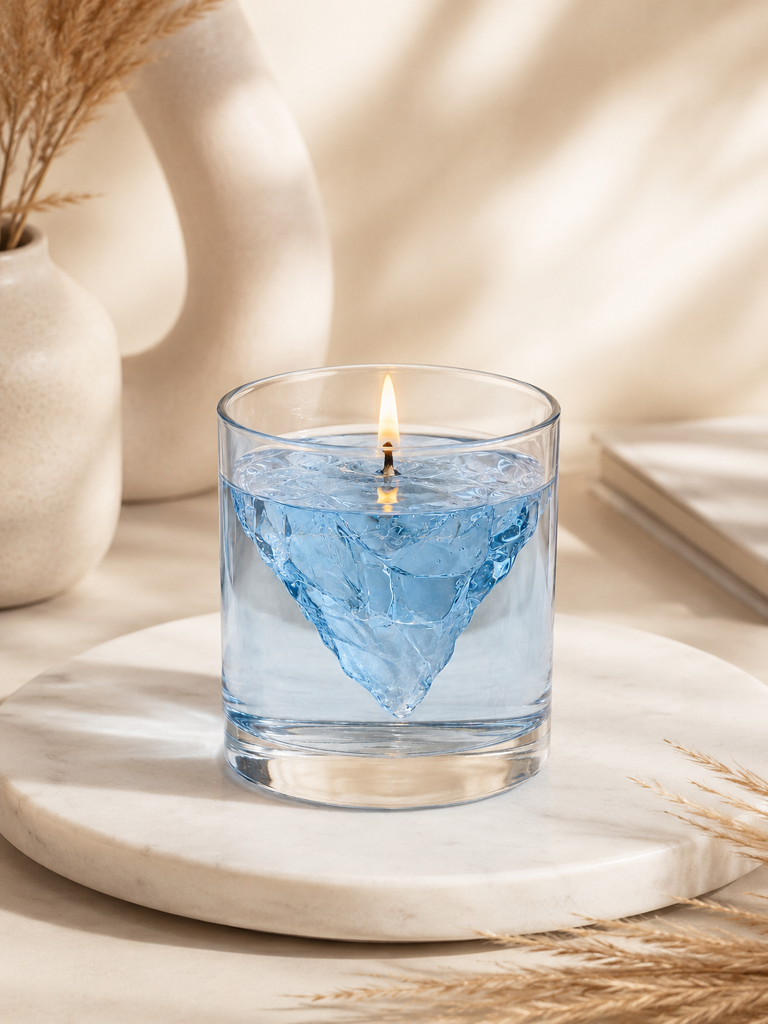 Arctic Glaze Luxury Decorative Jar Candle