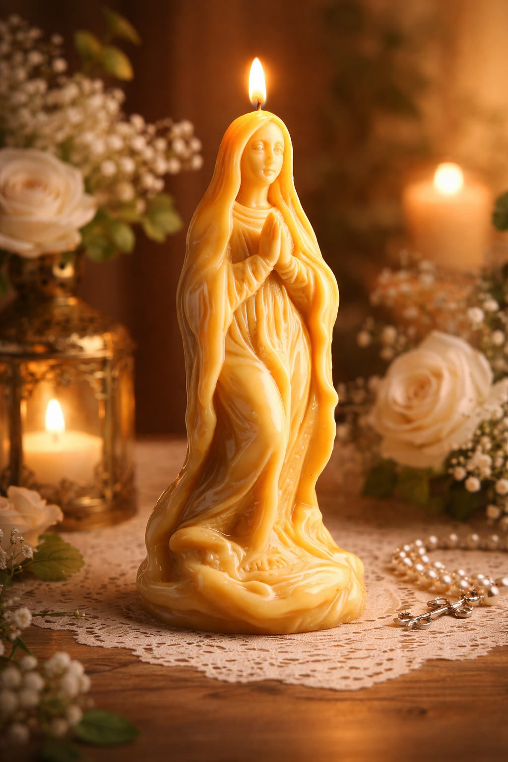 Harmony Embrace Couple Sculptural Soy Wax Candle